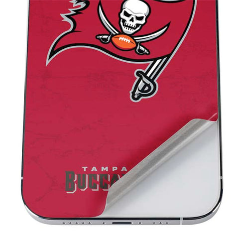 NFL Tampa Bay Buccaneers Distressed iPhone 12 Pro Max Skin